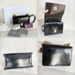 Dior Diorama Club Bag Black with Box Leather/Sequin and Gold Hardware #OOTE-1 - Image 2
