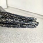 Dior Saddle Crossbody Bag Blue with Canvas/Leather and Gold Hardware #OOCY-3 - Image 8