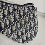 Dior Saddle Crossbody Bag Blue with Canvas/Leather and Gold Hardware #OOCY-3 - Image 6