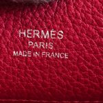 Hermes Bazar MM Clutch Rouge Genat with Togo Leather #OOCR-2 - Image 11