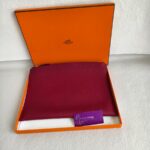 Hermes Bazar MM Clutch Rouge Genat with Togo Leather #OOCR-2 - Image 2