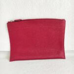 Hermes Bazar MM Clutch Rouge Genat with Togo Leather #OOCR-2 - Image 3