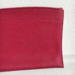 Hermes Bazar MM Clutch Rouge Genat with Togo Leather #OOCR-2 - Image 5