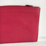 Hermes Bazar MM Clutch Rouge Genat with Togo Leather #OOCR-2 - Image 8