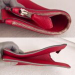 Hermes Bazar MM Clutch Rouge Genat with Togo Leather #OOCR-2 - Image 9