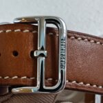 Hermes Cape Code Large Watch with Barenia Brown Leather #OOKE-4 - Image 9
