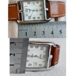 Hermes Cape Code Large Watch with Barenia Brown Leather #OOKE-4 - Image 11