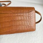 Hermes Constance To Go Long Wallet Brown with Alligator and Gold Hardware #EEEE-0 - Image 6