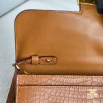 Hermes Constance To Go Long Wallet Brown with Alligator and Gold Hardware #EEEE-0 - Image 17