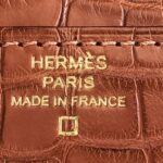 Hermes Constance To Go Long Wallet Brown with Alligator and Gold Hardware #EEEE-0 - Image 14