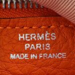 Hermes Dogon Duo Wallet Orange with Togo Leather and Palladium Hardware #OOKL-2 - Image 13