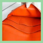 Hermes Dogon Duo Wallet Orange with Togo Leather and Palladium Hardware #OOKL-2 - Image 23