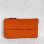 Hermes Dogon Duo Wallet Orange with Togo Leather and Palladium Hardware #OOKL-2 - Image 26