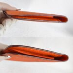 Hermes Dogon Duo Wallet Orange with Togo Leather and Palladium Hardware #OOKL-2 - Image 7