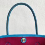Hermes Garden Party 30 cm Blue Zanzibar with Toile Officer/Negonda Leather #OOKL-1 - Image 19