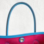 Hermes Garden Party 30 cm Blue Zanzibar with Toile Officer/Negonda Leather #OOKL-1 - Image 21