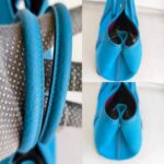 Hermes Garden Party 30 cm Blue Zanzibar with Toile Officer/Negonda Leather #OOKL-1 - Image 17