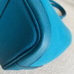 Hermes Garden Party 30 cm Blue Zanzibar with Toile Officer/Negonda Leather #OOKL-1 - Image 15