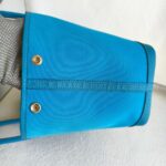 Hermes Garden Party 30 cm Blue Zanzibar with Toile Officer/Negonda Leather #OOKL-1 - Image 7
