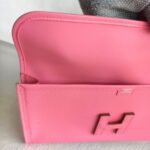 Hermes Jige Clutch Pink Rose with Epsom Leather #OOCR-3 - Image 14