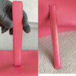 Hermes Jige Clutch Pink Rose with Epsom Leather #OOCR-3 - Image 17