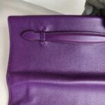 Hermes Plitplat Clutch Ultraviolet Purple with Evercolor #OOCR-1 - Image 10