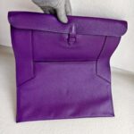Hermes Plitplat Clutch Ultraviolet Purple with Evercolor #OOCR-1 - Image 3