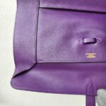Hermes Plitplat Clutch Ultraviolet Purple with Evercolor #OOCR-1 - Image 17