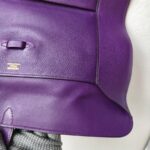 Hermes Plitplat Clutch Ultraviolet Purple with Evercolor #OOCR-1 - Image 18