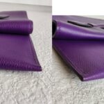 Hermes Plitplat Clutch Ultraviolet Purple with Evercolor #OOCR-1 - Image 14