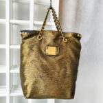 LV Double Jeu Neo-Alma Metallic Gold with Canvas/Leather and Gold Hardware #OOUY-2