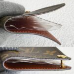 LV Porte Cartes Credit Pression M60937 Brown with Monogram Coated Canvas and Gold Hardware #OOUT-3 - Image 5