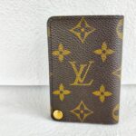 LV Porte Cartes Credit Pression M60937 Brown with Monogram Coated Canvas and Gold Hardware #OOUT-3 - Image 3