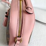 LV Saintonge M44442 Bag Brown/Pink with Monogram Coated Canvas/Leather and Gold Hardware #OOSO-2 - Image 11