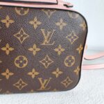 LV Saintonge M44442 Bag Brown/Pink with Monogram Coated Canvas/Leather and Gold Hardware #OOSO-2 - Image 7