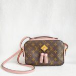 LV Saintonge M44442 Bag Brown/Pink with Monogram Coated Canvas/Leather and Gold Hardware #OOSO-2