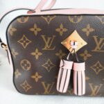 LV Saintonge M44442 Bag Brown/Pink with Monogram Coated Canvas/Leather and Gold Hardware #OOSO-2 - Image 4