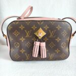 LV Saintonge M44442 Bag Brown/Pink with Monogram Coated Canvas/Leather and Gold Hardware #OOSO-2 - Image 3