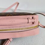 LV Saintonge M44442 Bag Brown/Pink with Monogram Coated Canvas/Leather and Gold Hardware #OOSO-2 - Image 13