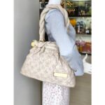 LV Sratus PM Bag Beige Monogram Lambskin with Gold Hardware #OOKO-1 - Image 39