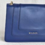 Bvlgari Serpenti Forever Flap Blue with Calf Leather and Gold Hardware #OORO-3 - Image 5