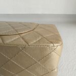 Chanel 2.55 Large Double Flap Light Gold with Aged Calfskin and Ruthenium Hardware #ORUY-4 - Image 18