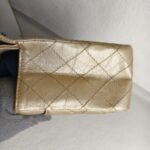 Chanel 2.55 Large Double Flap Light Gold with Aged Calfskin and Ruthenium Hardware #ORUY-4 - Image 10