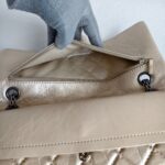 Chanel 2.55 Large Double Flap Light Gold with Aged Calfskin and Ruthenium Hardware #ORUY-4 - Image 30