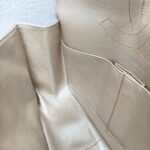 Chanel 2.55 Large Double Flap Light Gold with Aged Calfskin and Ruthenium Hardware #ORUY-4 - Image 37