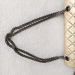 Chanel 2.55 Large Double Flap Light Gold with Aged Calfskin and Ruthenium Hardware #ORUY-4 - Image 19