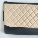 Chanel Clutch Gabrielle O'CASE Black/Beige Aged Calfskin with Rustic Gold Hardware #ORLK-1 - Image 3