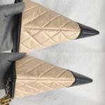 Chanel Clutch Gabrielle O'CASE Black/Beige Aged Calfskin with Rustic Gold Hardware #ORLK-1 - Image 7