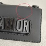 Dior J'Adior Ultra Black Bag with Calf Leather and Black Hardware #OORO-2 - Image 5