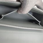 Dior Montaigne Bag Grey with Box Calf Leather and Gold Hardware #OORO-1 - Image 22